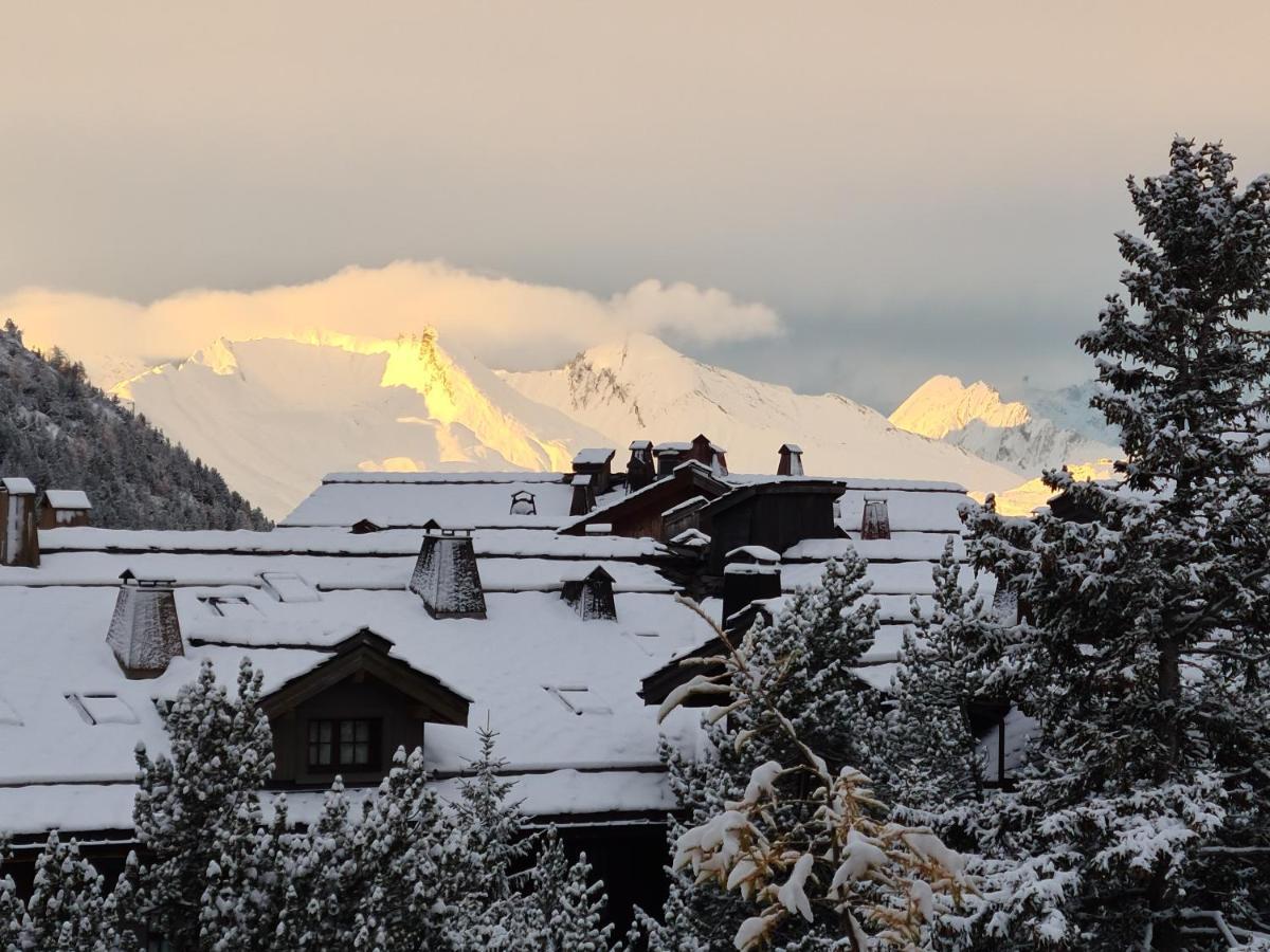 Arc 1950 Appartement De Standing Refuge Du Montagnard, Vue Incroyable Sur Le Montblanc, Skis Aux Pieds Acces Spa Et Piscine Les Arcs  Dış mekan fotoğraf