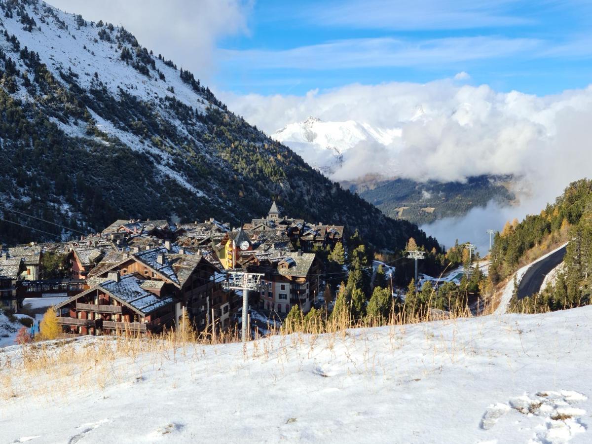 Arc 1950 Appartement De Standing Refuge Du Montagnard, Vue Incroyable Sur Le Montblanc, Skis Aux Pieds Acces Spa Et Piscine Les Arcs  Dış mekan fotoğraf