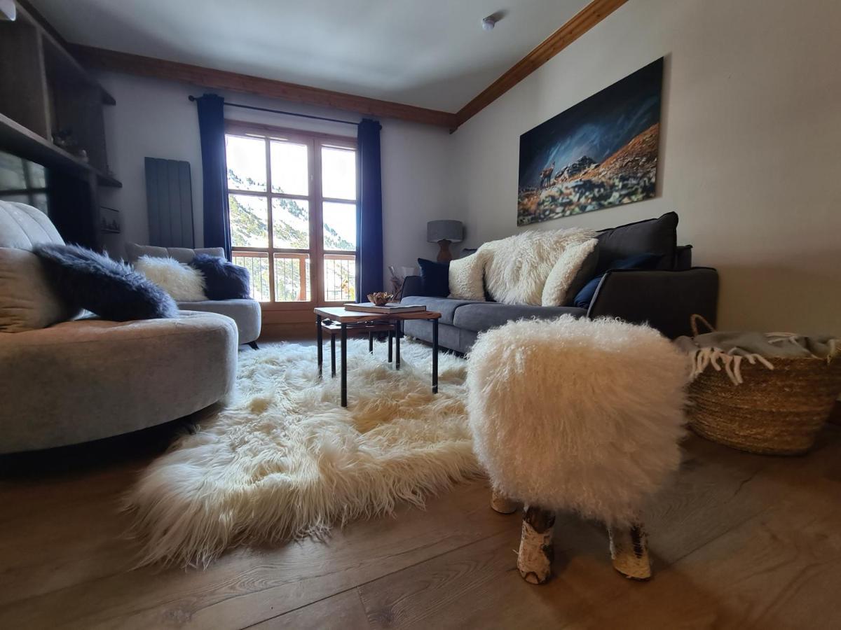 Arc 1950 Appartement De Standing Refuge Du Montagnard, Vue Incroyable Sur Le Montblanc, Skis Aux Pieds Acces Spa Et Piscine Les Arcs  Dış mekan fotoğraf