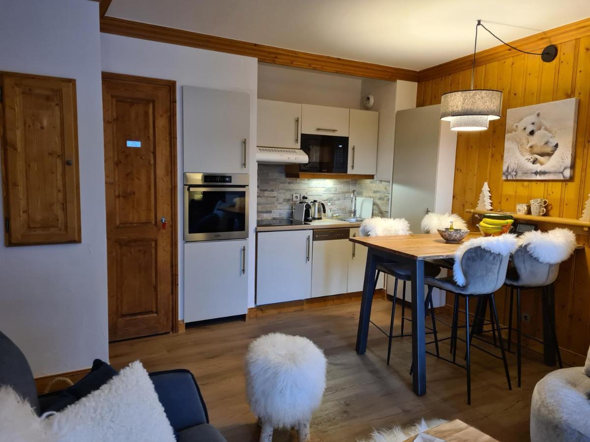 Arc 1950 Appartement De Standing Refuge Du Montagnard, Vue Incroyable Sur Le Montblanc, Skis Aux Pieds Acces Spa Et Piscine Les Arcs  Dış mekan fotoğraf