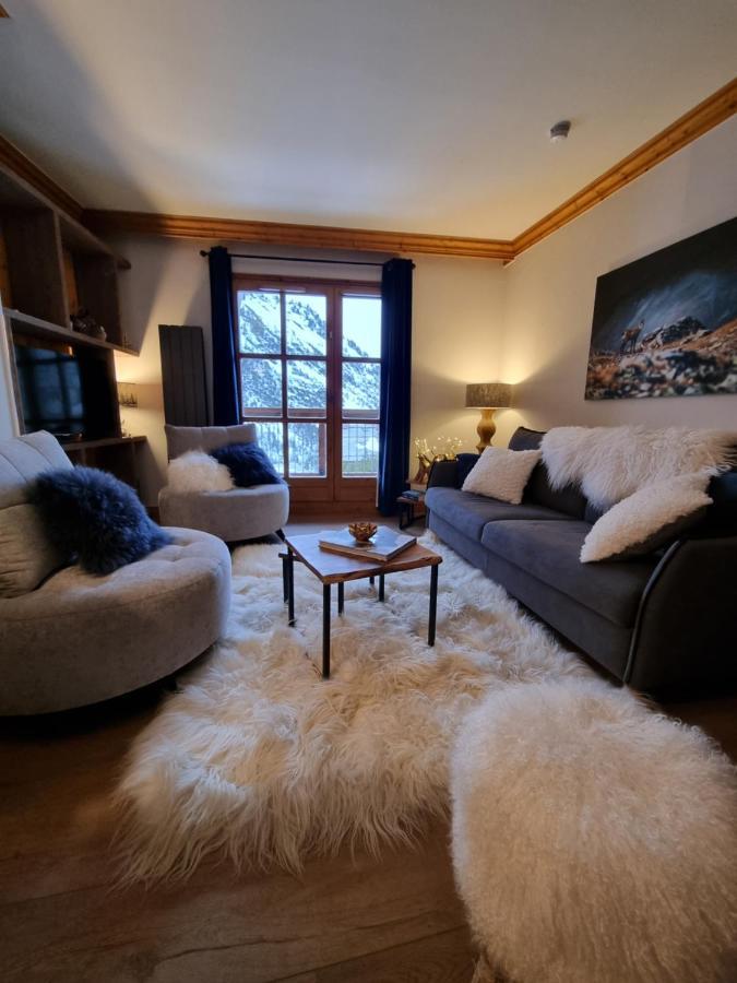 Arc 1950 Appartement De Standing Refuge Du Montagnard, Vue Incroyable Sur Le Montblanc, Skis Aux Pieds Acces Spa Et Piscine Les Arcs  Dış mekan fotoğraf