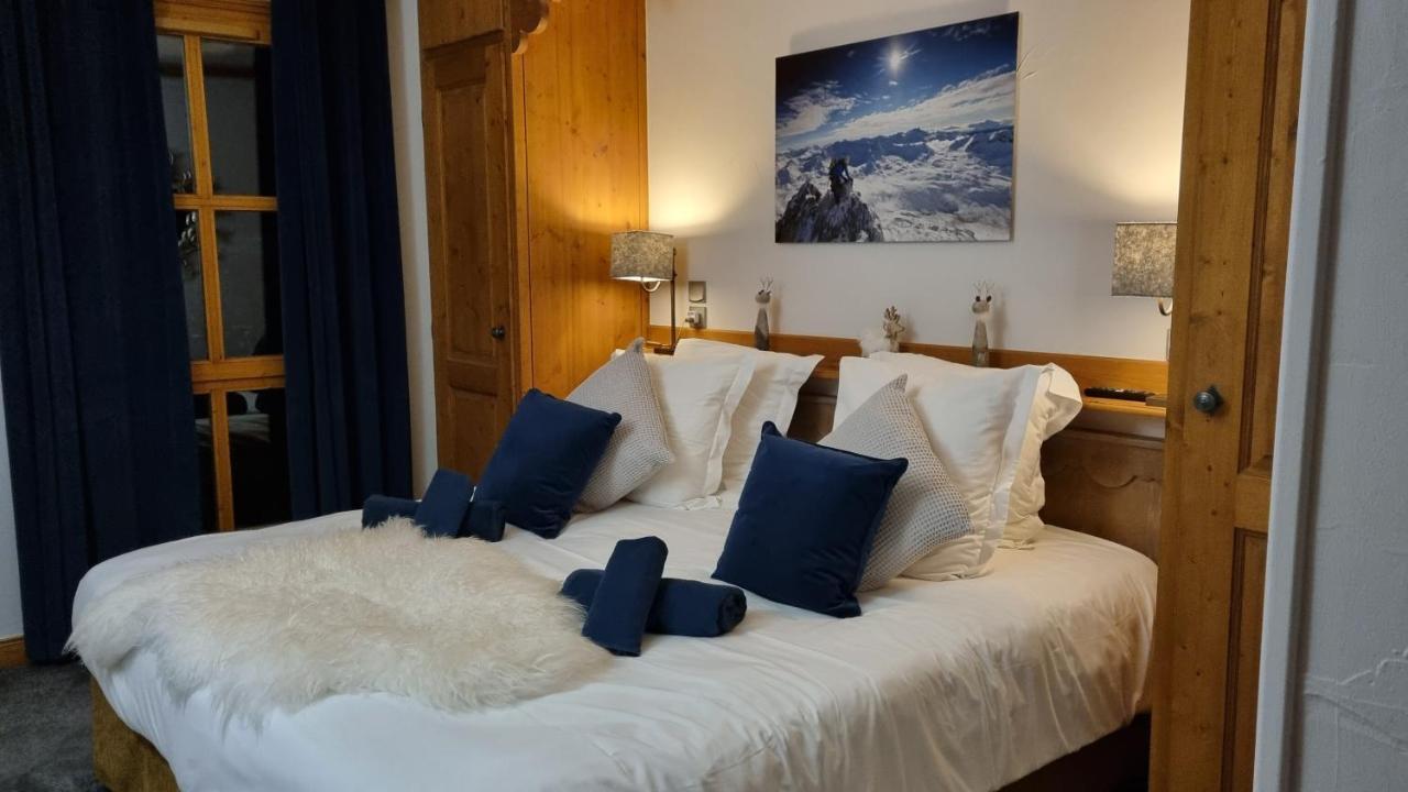 Arc 1950 Appartement De Standing Refuge Du Montagnard, Vue Incroyable Sur Le Montblanc, Skis Aux Pieds Acces Spa Et Piscine Les Arcs  Dış mekan fotoğraf