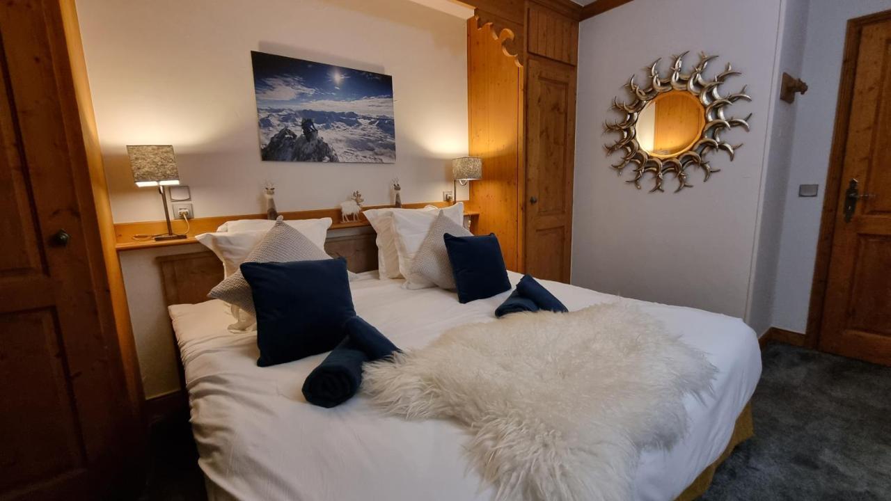 Arc 1950 Appartement De Standing Refuge Du Montagnard, Vue Incroyable Sur Le Montblanc, Skis Aux Pieds Acces Spa Et Piscine Les Arcs  Dış mekan fotoğraf